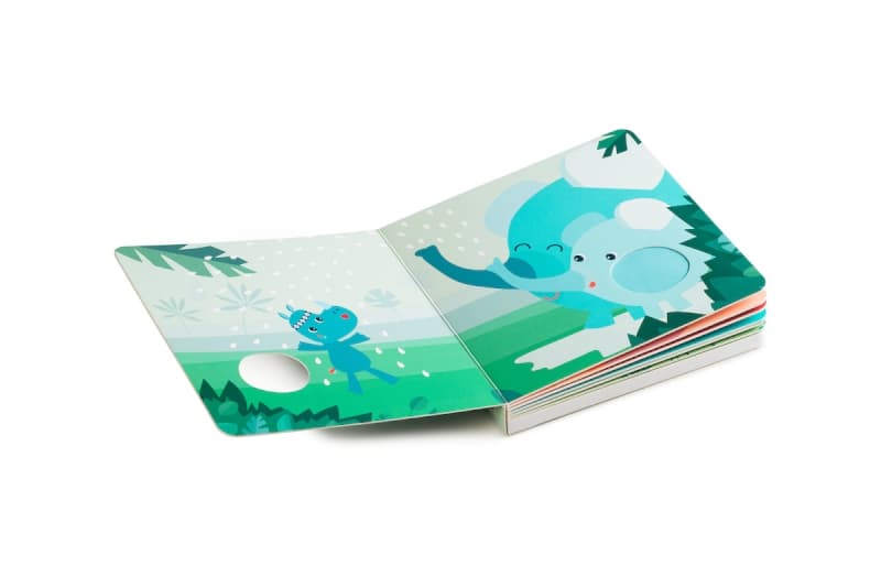 Jungle Jam Livre Tactile et Sonore, multicolore h-19 — vue 2 sur 3