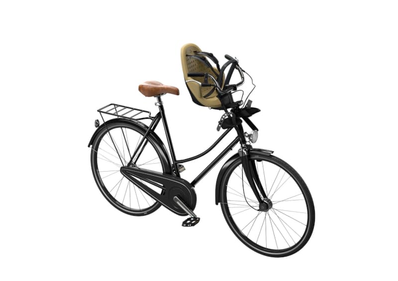 Siege-velo Yepp 2 Mini Fennel Tan, active with kids thule — vue 5 sur 5