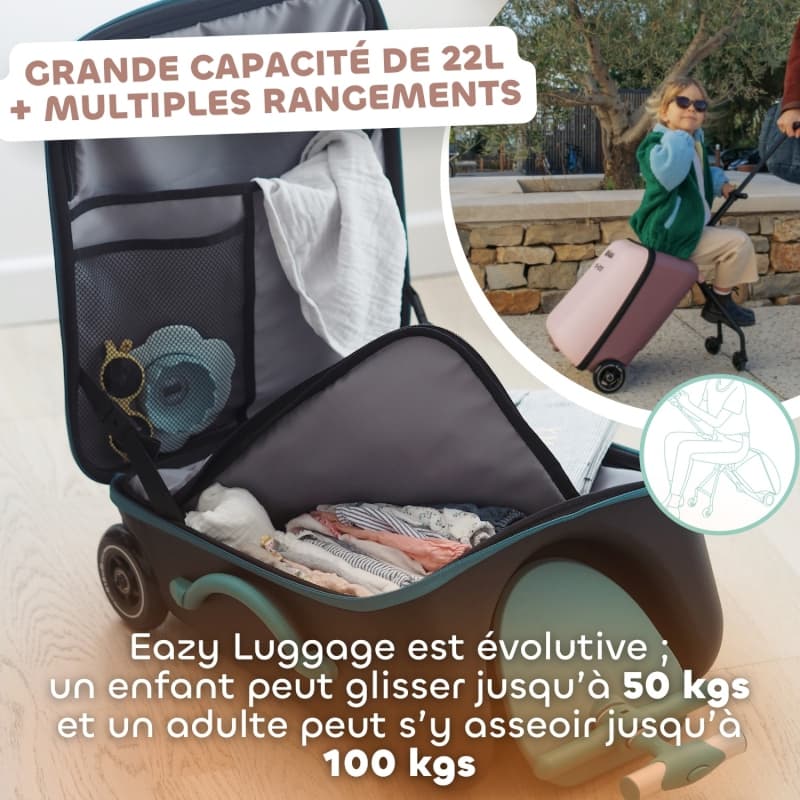Valise avec Assise de Voyage Luggage Eazy, guimauve beaba — vue 2 sur 6