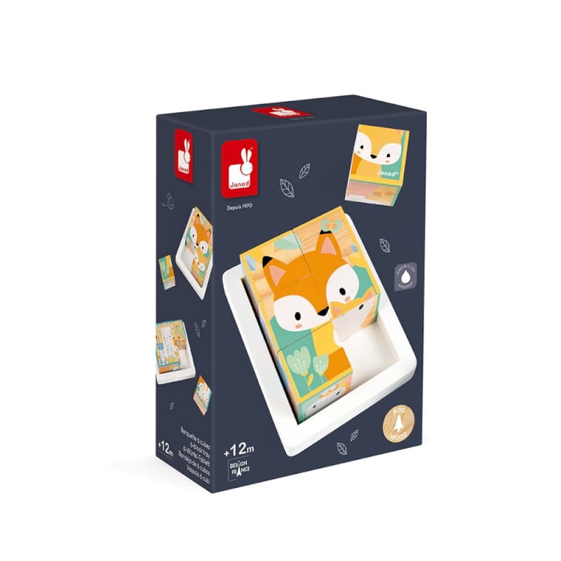 6 Cubes Pure, janod 2022 — vue 3 sur 5