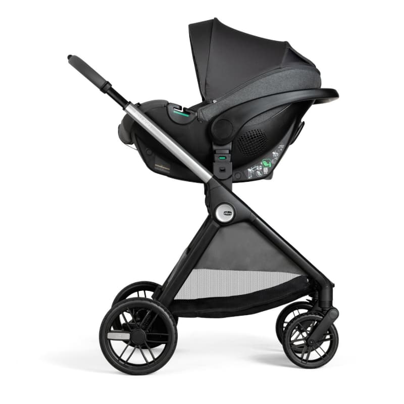Poussette, black satin bellagio chicco 07-24 — vue 4 sur 7