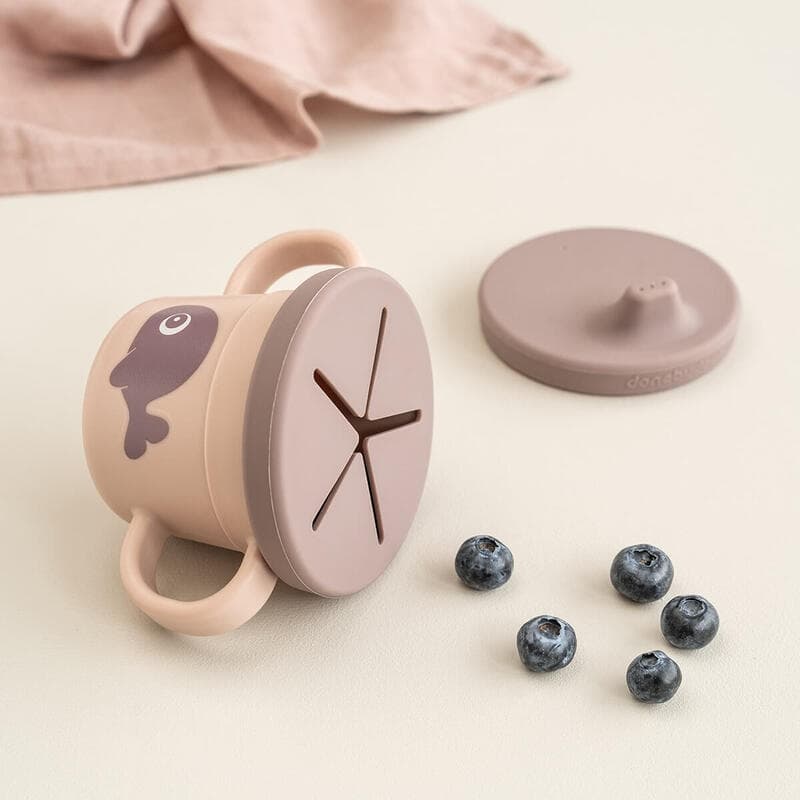 Foodie Tasse Apprentissage&snack Wally, rose done by deer news aw 2023 — vue 4 sur 5