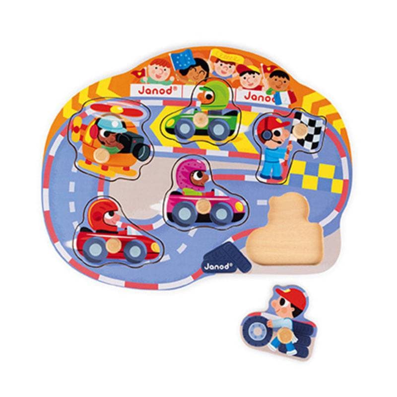 Puzzle Happy Racing, puzzles janod 2022