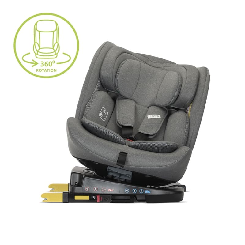 Siege-auto Rodeo Isofix + Top Tether, gris 40-150cm lorelli — vue 1 sur 5