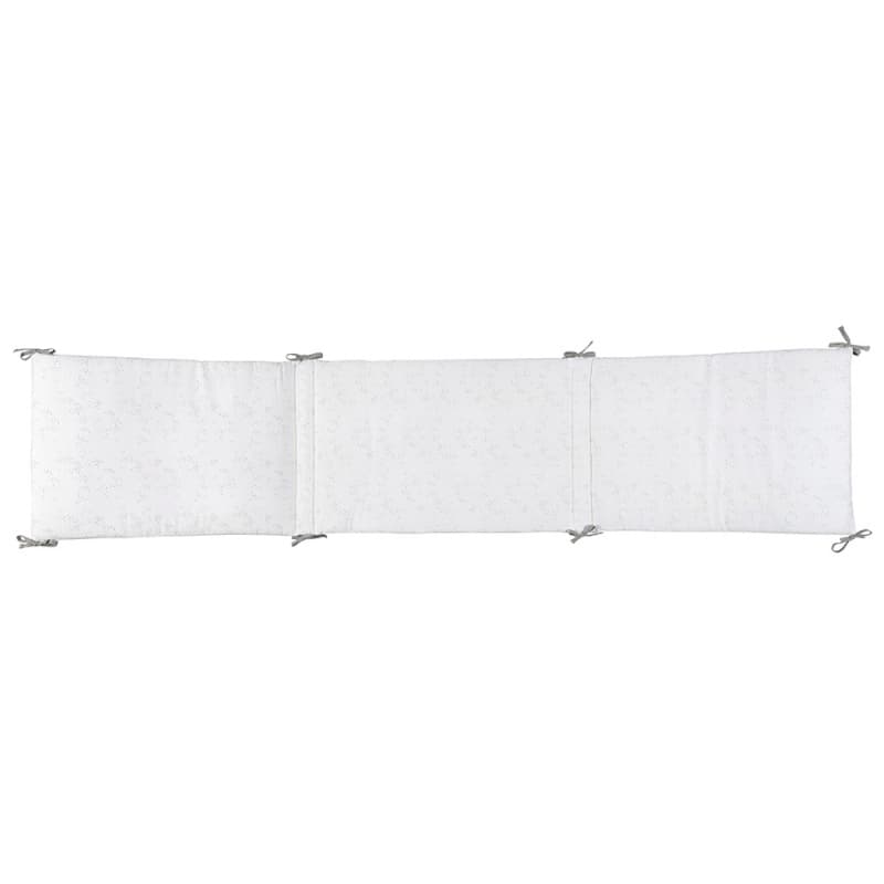 Tour de Lit Pure Gris, pure nattou gris 180x40cm per — vue 1 sur 2