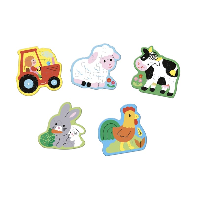 5 Puzzles Evolutifs Ferme, janod — vue 1 sur 9