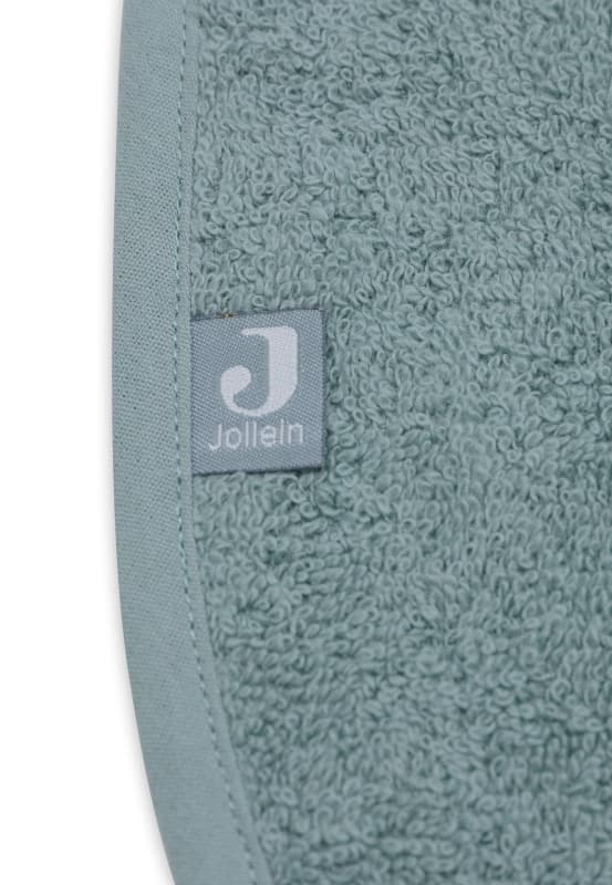 Bavoir Eponge X3, sea green/nougat/biscuit basics jollein h-24 — vue 6 sur 6