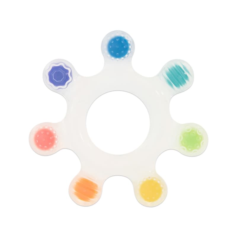 Anneau Dentition Silicone Etoile Arc-en-ciel, sassy 05-24