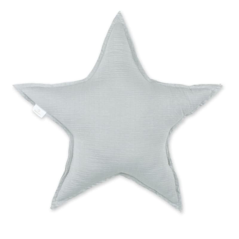 Coussin Decoratif Coussin Decoratif 30cm Motif Etoile Gris Moyen Tetra Jersey, bemini motif étoile gris moyen grizou