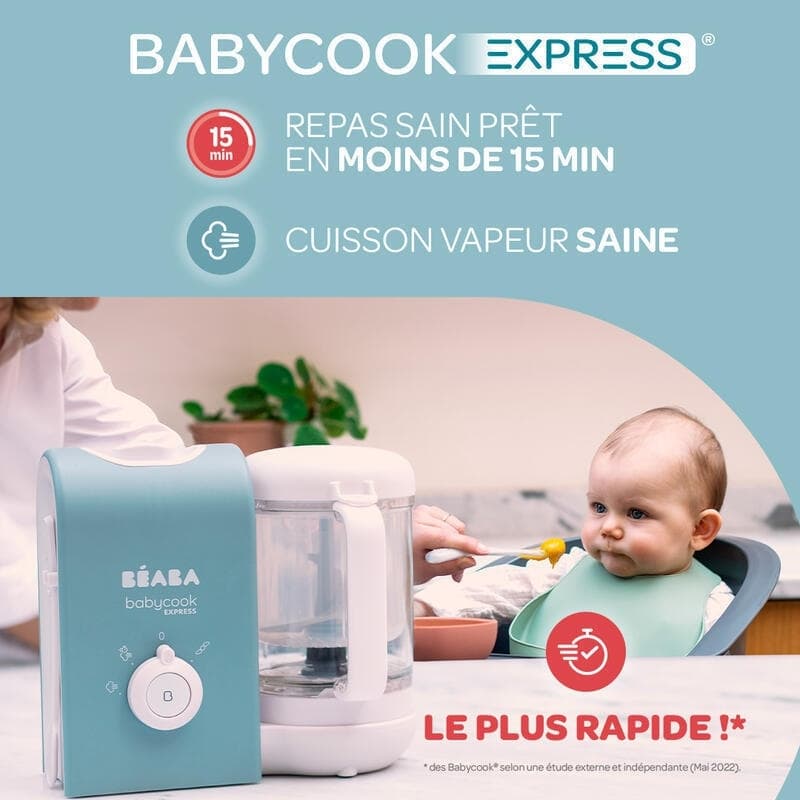 Babycook Express, gris velours beaba — vue 4 sur 5