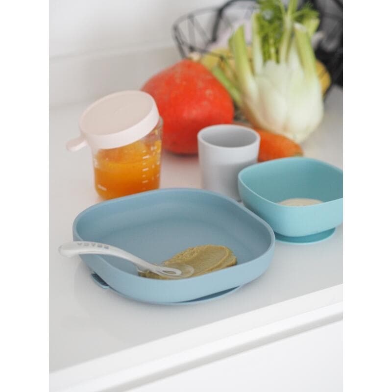 Coffret Repas Silicone 4 Pieces Jungle, multicolore per multicolore per — vue 4 sur 5