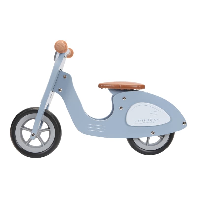 Draisienne Scooter Bleu, little dutch — vue 3 sur 4