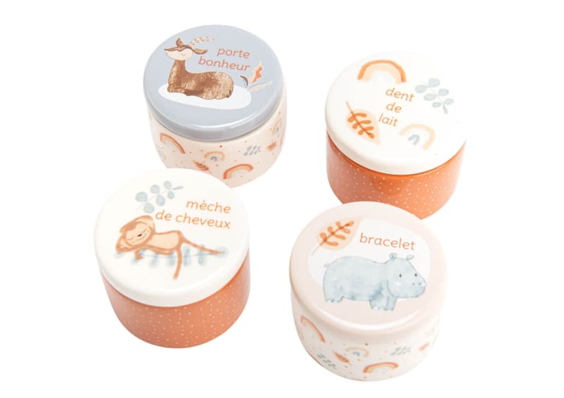 Coffret Naissance Sam, 4i0-sam l'hippopotame amadeus les petits l17xh4.5xp16.5 ah22 — vue 2 sur 3