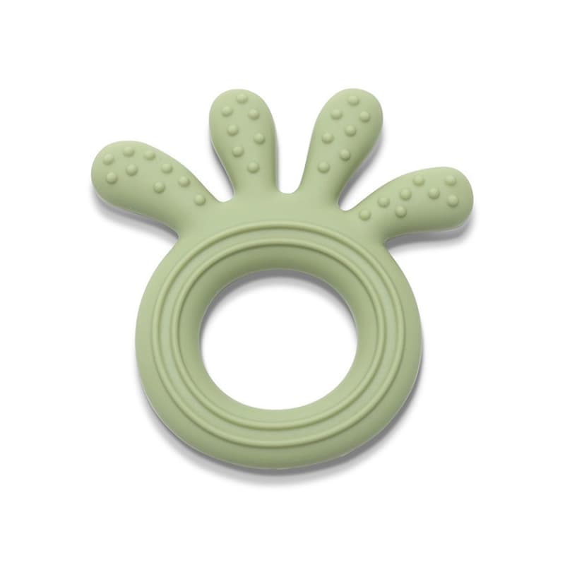 Hochet de Dentition Silicone Octopus, vert lorelli 25/03 — vue 1 sur 2