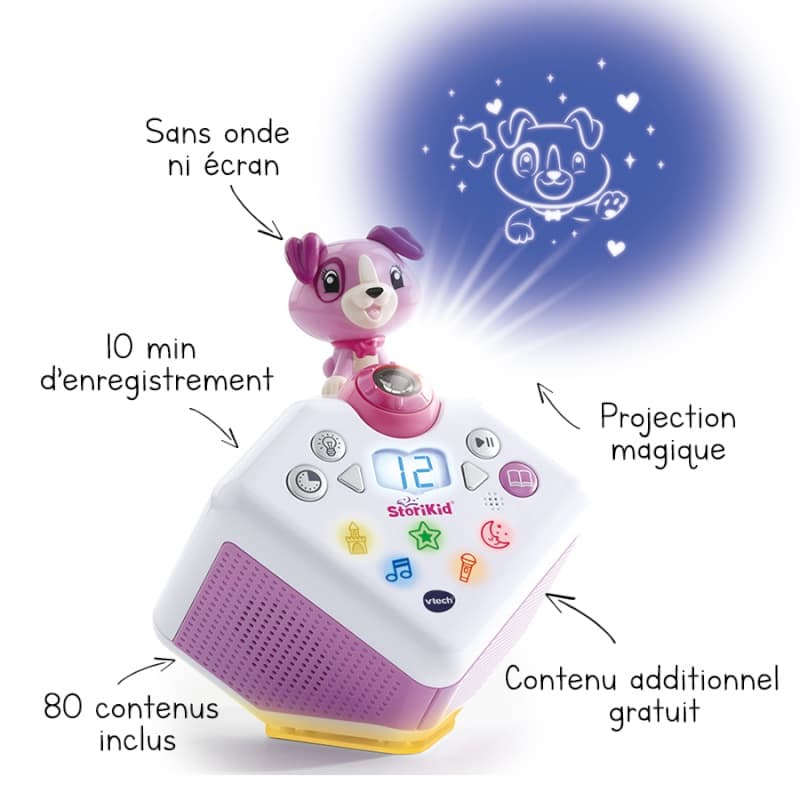 Storikid - Mon Conteur d'Histoires (rose), vtech — vue 2 sur 2