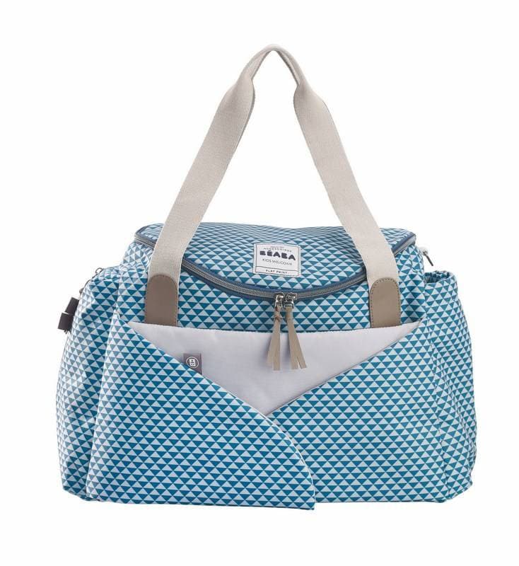 Sac a Langer Sydney Ii Play Print Bleu, beaba — vue 2 sur 4