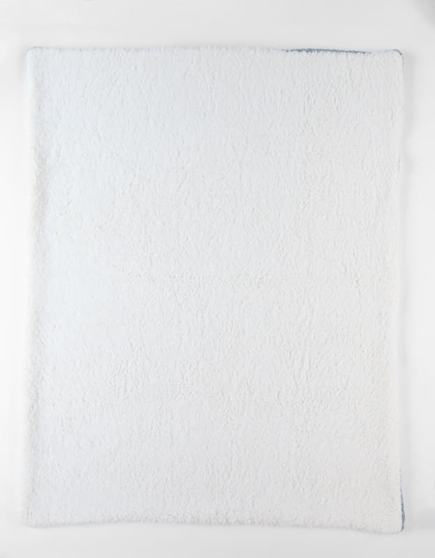M&m24 Couverture Tricot Ice Blue avec Sherpa 75x100, bleu 75x100 cm mix & match noukies permanent — vue 2 sur 4