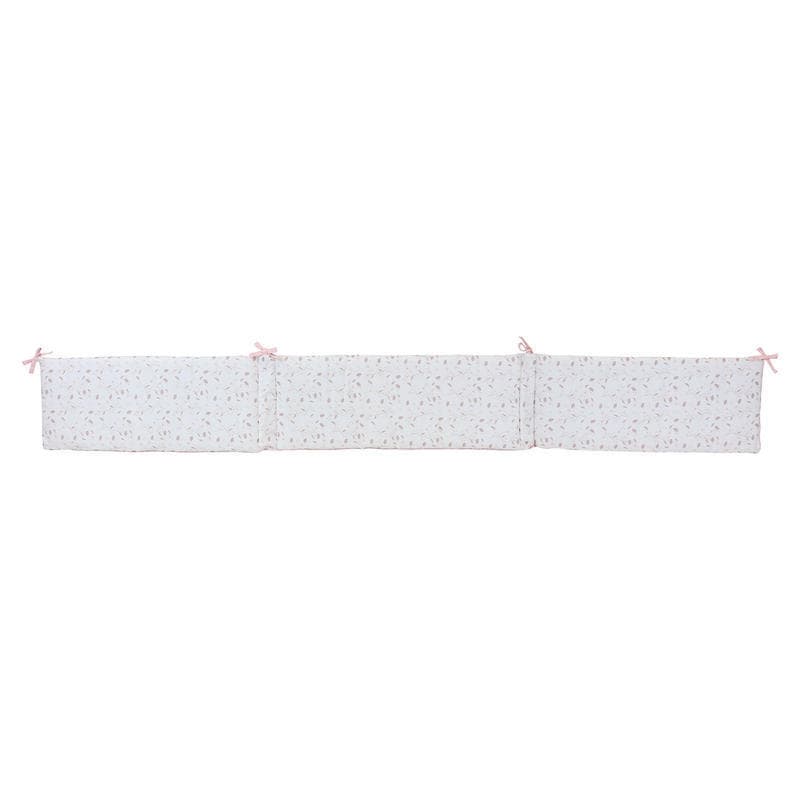 Tour de Lit 23x180cm, rose et lili trois kilos sept blanc/rose 23x180cm a-h-2021 — vue 2 sur 3