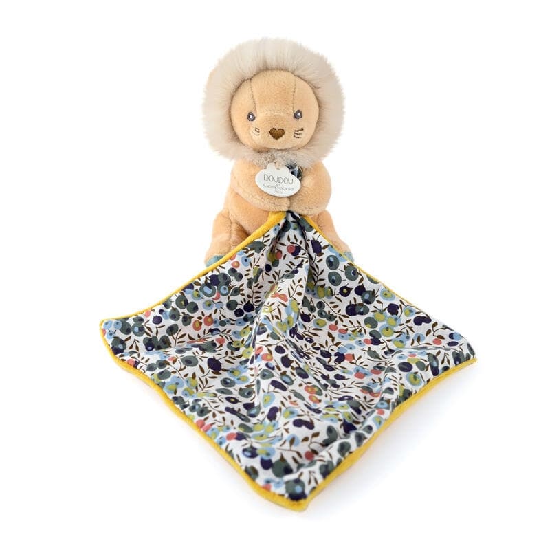 Boh'aime Lion Pantin avec Doudou, beige 12cm doudou sensoriel doudou et compagnie a-24 h-24 — vue 1 sur 2