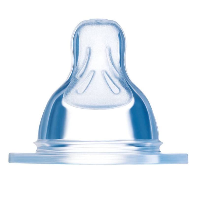 Mam Tetine Anatomique - Debit 1 Lent - Silicone, transparent