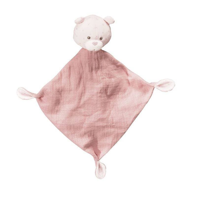 Doudou Mouchoir Rose Lily Poudree, lily poudree sauthon baby deco rose poudre - rose — vue 1 sur 3