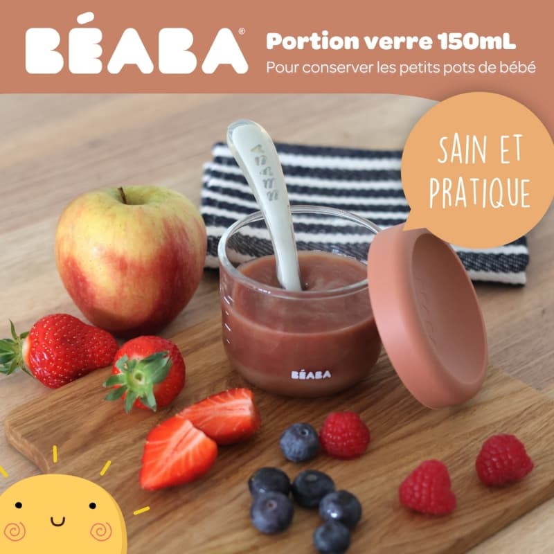 Portion Verre, terracotta 150ml beaba — vue 3 sur 5