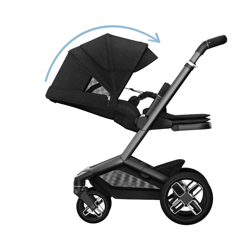 Fame Twillic (dark Frame + Black Wheels + Black Leather), black maxi cosi 24/09 — vue 3 sur 5