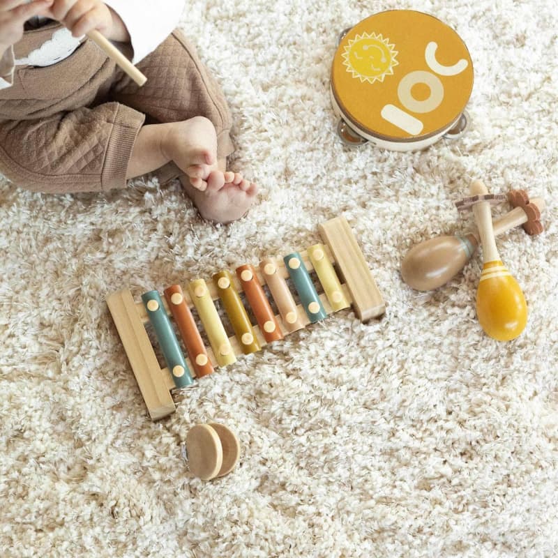 Coffret Musical en Bois Fsc, multicouleur dès 18 mois trois kilos sept e-24 — vue 2 sur 5
