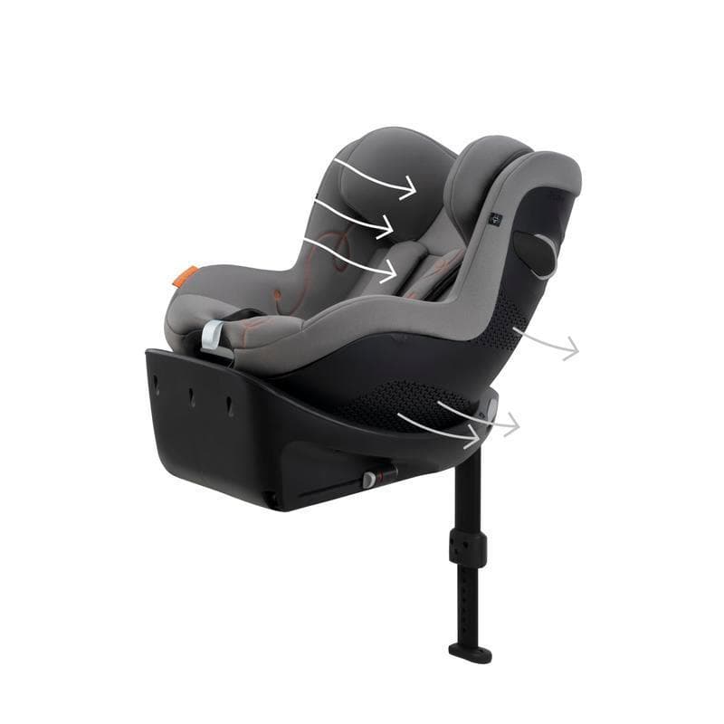 Sirona Gi I-size - Lava Grey | Cybex, cybex gold cybex gris 71x44x75 cm — vue 4 sur 5