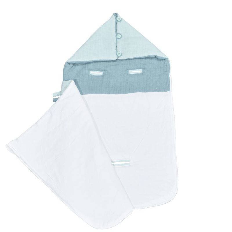 Nid d'Ange Mint Lily Mint, lily mint sauthon baby deco blanc - mint - vert li — vue 1 sur 3