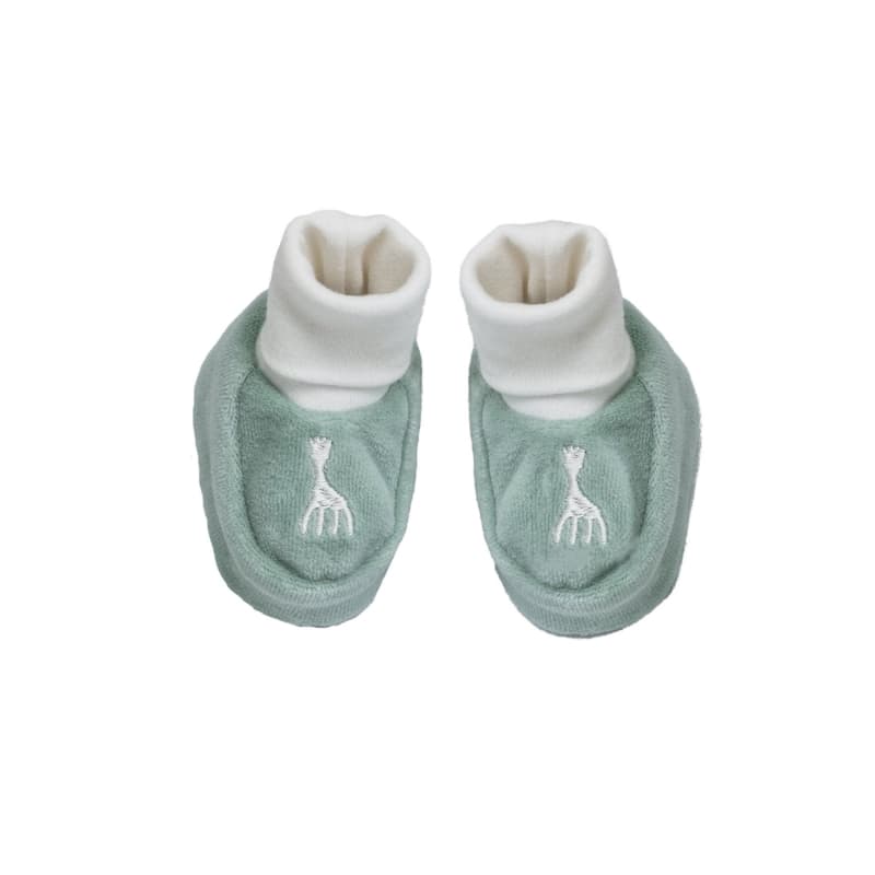 Chaussons, olive sophie la girafe 0/1m trois kilos sept