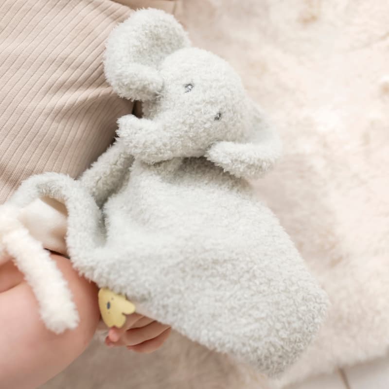 Doudou Elephant, teddy bouclette nattou 25/03 — vue 3 sur 3