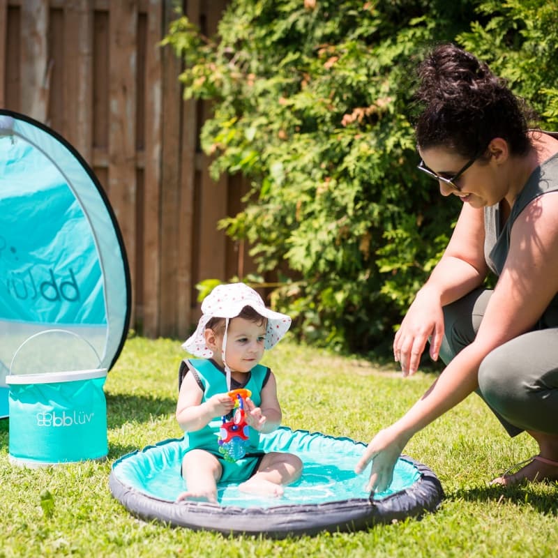 Splash - Pateaugeoire de Voyage pour Bebe, bblüv aqua — vue 16 sur 20