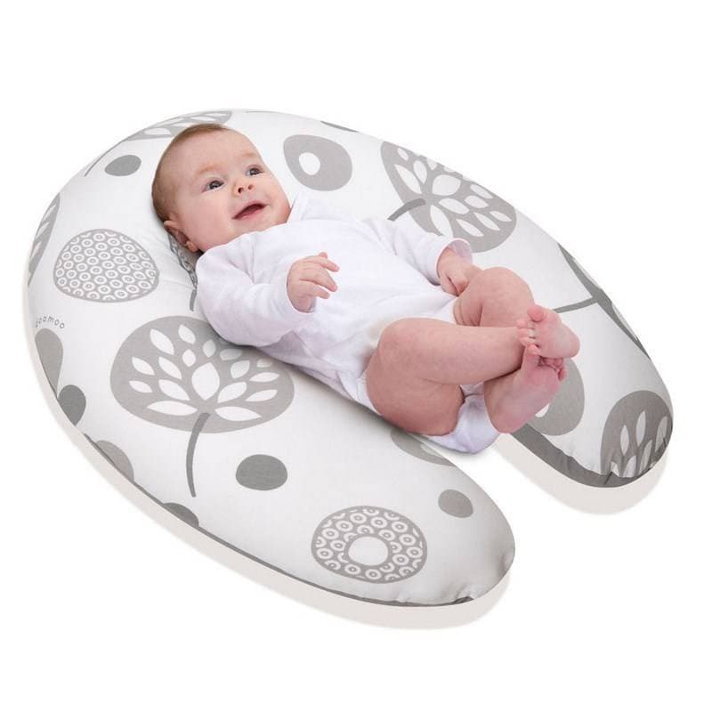 Coussin de Maternite Doomoo Flower Argent — vue 3 sur 4