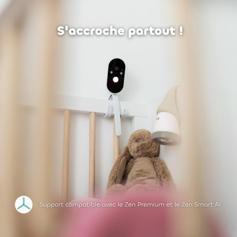 Babyphone Video Zen Travel + Tripod, blanc beaba 26/05 — vue 5 sur 7