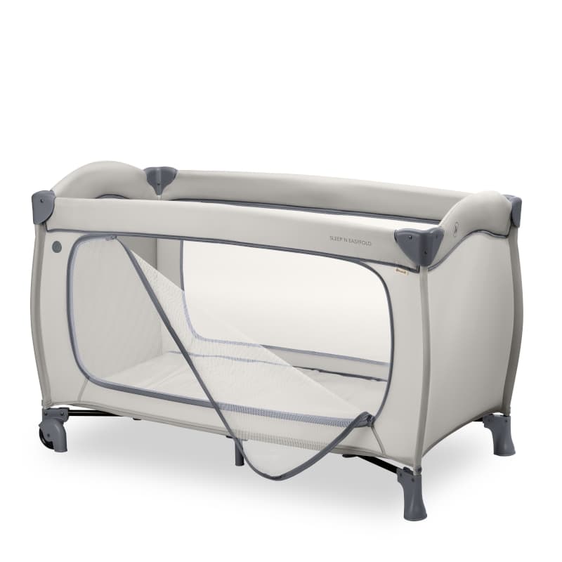 Lit Parapluie Sleep N Easyfold, dark grey hauck 25/10 — vue 3 sur 7