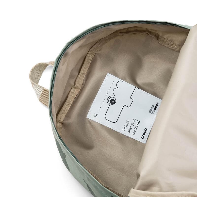 Sac a Dos Enfant Croco, vert done by deer news feb 2023 — vue 2 sur 5