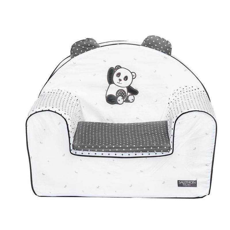 Fauteuil Club Chao Chao, chao chao sauthon baby deco blanc - gris fonce - n — vue 1 sur 2