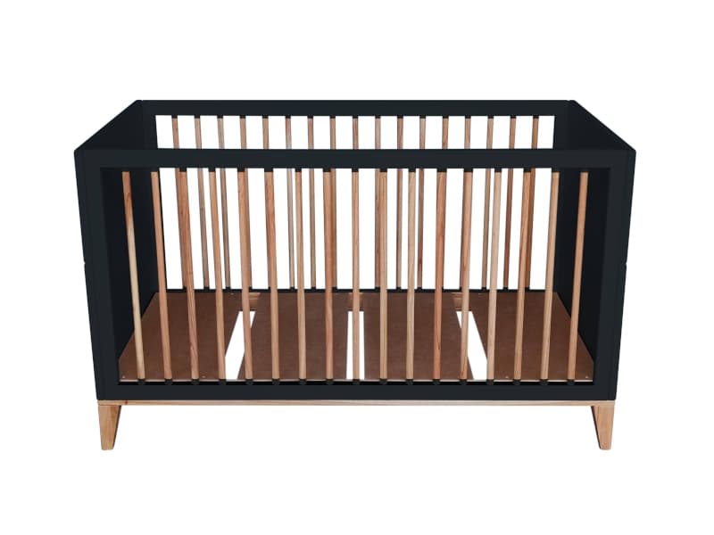 Nami Lit/bed Cannage Rotin 70 X 140 H86 Onyx