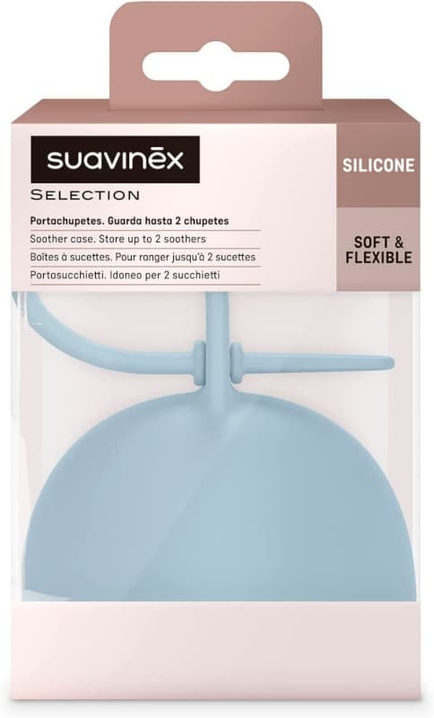 Porte-sucettes Silicone Bleu — vue 3 sur 5