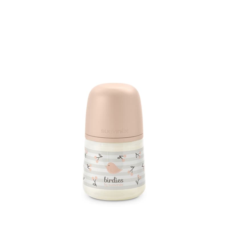 Biberon, rose 150ml birdies suavinex — vue 2 sur 6