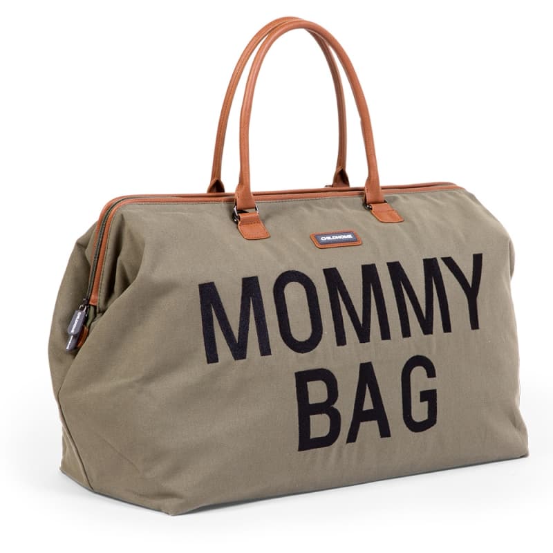 Mommy Bag Canvas Kaki, sacs a langer kaki — vue 2 sur 4