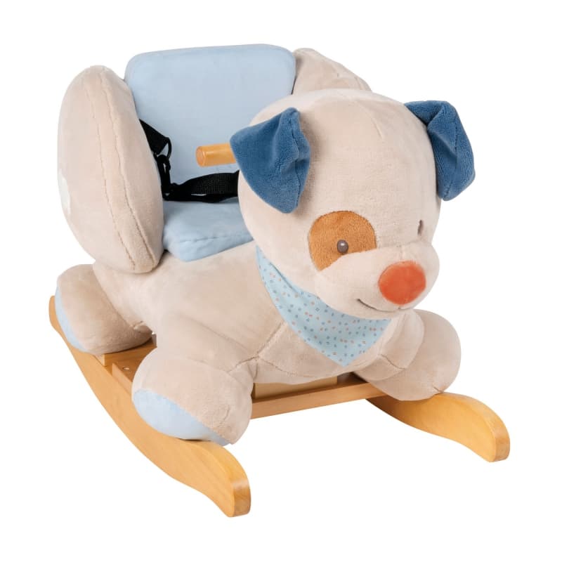 Bascule Jim Chien, jim & bob nattou bleu — vue 2 sur 2