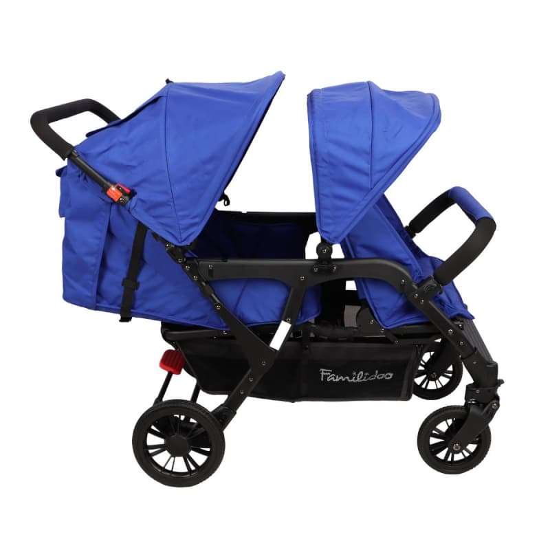 Poussette 4 Places Lidoo Lite, artic blue familidoo — vue 3 sur 10