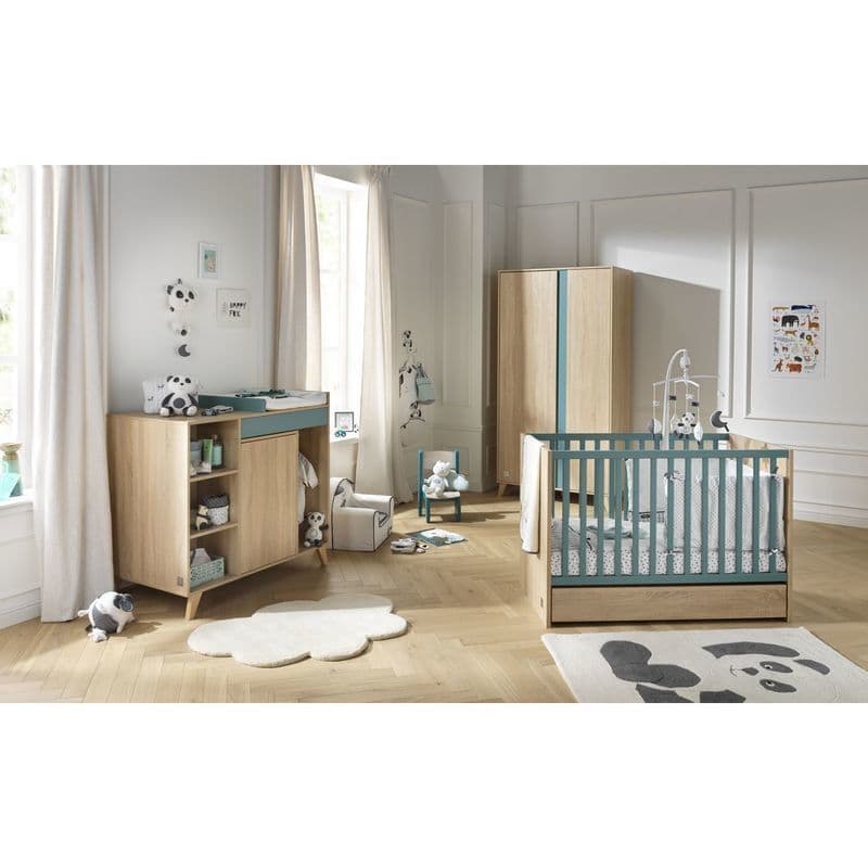 Armoire 2 Portes Argile Douce Nova, nova meuble — vue 3 sur 3