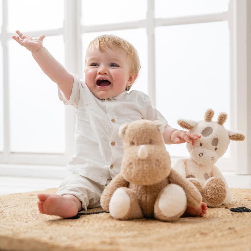 Peluche Girafe, teddy bouclette nattou 25/03 — vue 3 sur 3