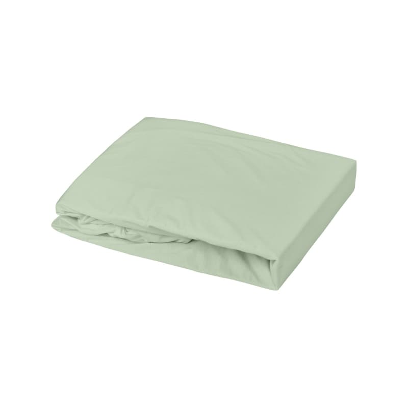 Drap-housse Jersey 70x140 Cm Vert de Gris, drap housse fee moi dormir vert de gris 70x140 cm — vue 1 sur 2
