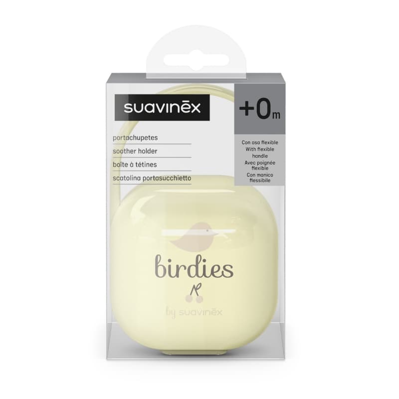 Porte-sucette, beige birdies suavinex — vue 3 sur 6