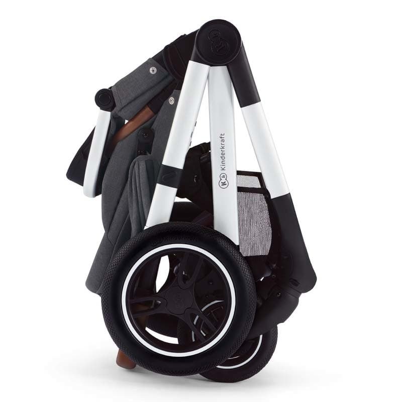 Poussette Kinderkraft Everyday 2 en 1 Dark Grey Chassis Silver — vue 2 sur 5