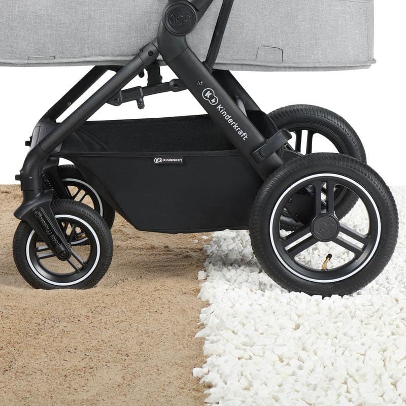 Kinderkraft Poussette Convertible 3en1 Btour Grise Foncee, kinderkraft grise foncée 114 x 60 x 91 — vue 5 sur 5